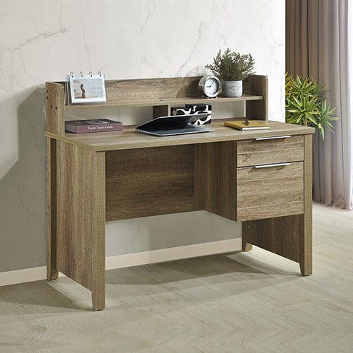 Cielo 2 Drawers Wooden Leg Study Desk