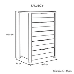 Cielo Tallboy Oak