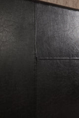 Queen PU Leather Bed Frame Black