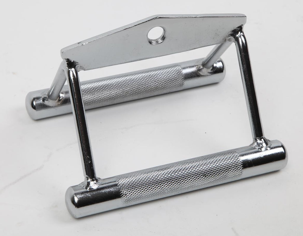 Close Grip Seated Row Handle Bar Triangle Cable Attachment