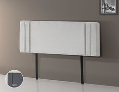 Linen Fabric Queen Bed Deluxe Headboard Bedhead - Beige