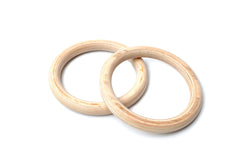 32mm Wooden Gymnastic Rings Olympic Gym Rings Strength Training