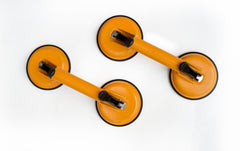 2x 100kg Aluminum Alloy Double Locking Suction Cup Glazer Glass Sucker Lifter