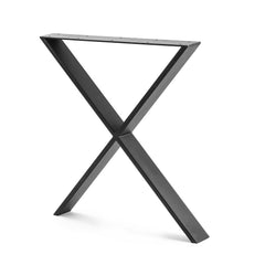 X Shaped Table Bench Desk Legs Retro Industrial Design Fully Welded