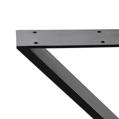 X Shaped Table Bench Desk Legs Retro Industrial Design Fully Welded