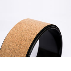 Yoga Pilates Wheel Cork Circle Prop Back Chest Hips Abdomen Stretch Roller
