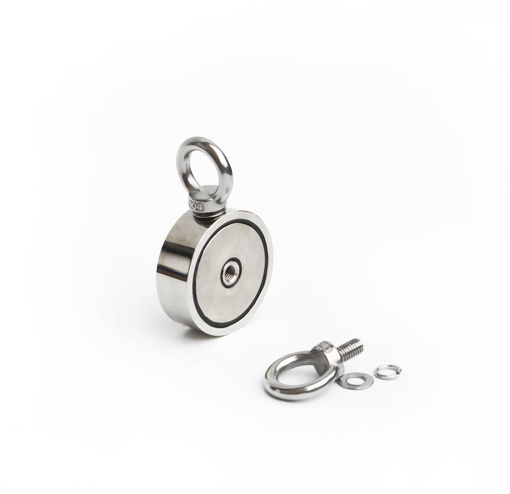 340Kg Salvage Strong Recovery Magnet Neodymium Hook Treasure Hunting Fishing