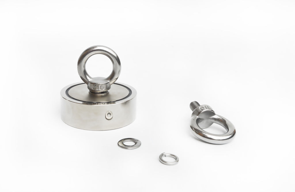 340Kg Salvage Strong Recovery Magnet Neodymium Hook Treasure Hunting Fishing