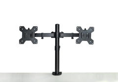 Dual LCD Monitor Desk Mount Stand Adjustable Fits 2 Screens Up To 27
