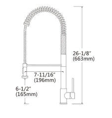 Basin Mixer Pull-Out Kitchen Tap Faucet Laundry Sink