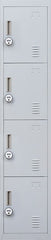 4-Digit Combination Lock 4 Door Locker for Office Gym Grey