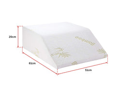 Wedge Elevation Pillow Cool Gel Memory Foam Leg Raiser Support Cushion