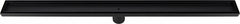 900mm Tile Insert Bathroom Shower Black Grate Drain w/Centre outlet Floor Waste