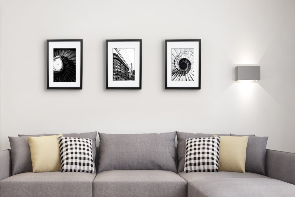 Photo Frames Collage Black A3 Picture Frame Wall Set Home Decor 3PCS