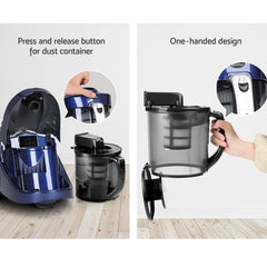 Devanti 2200W Bagless Vacuum Cleaner Blue