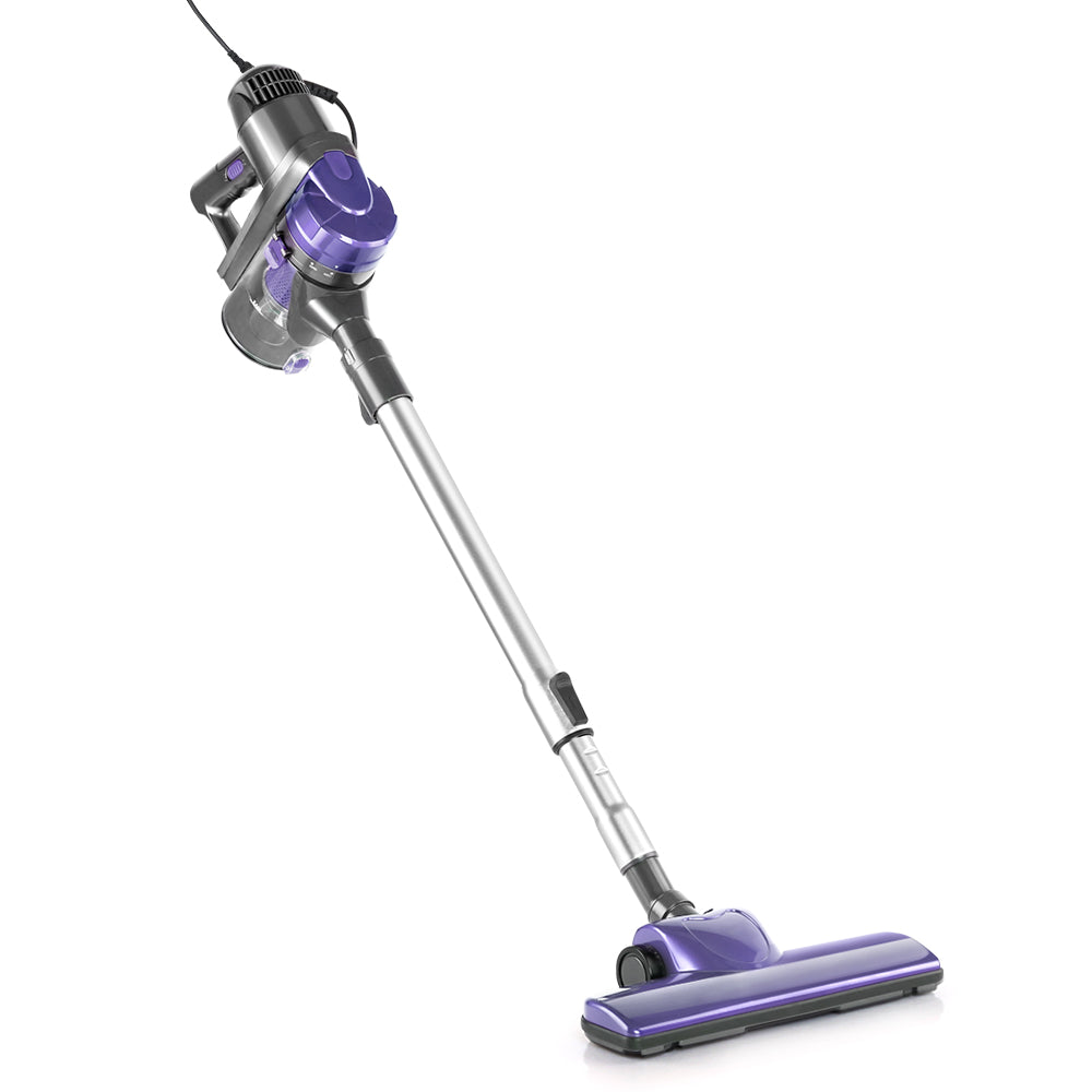 Devanti Stick Vacuum Cleaner Handheld Corded 450W Purple