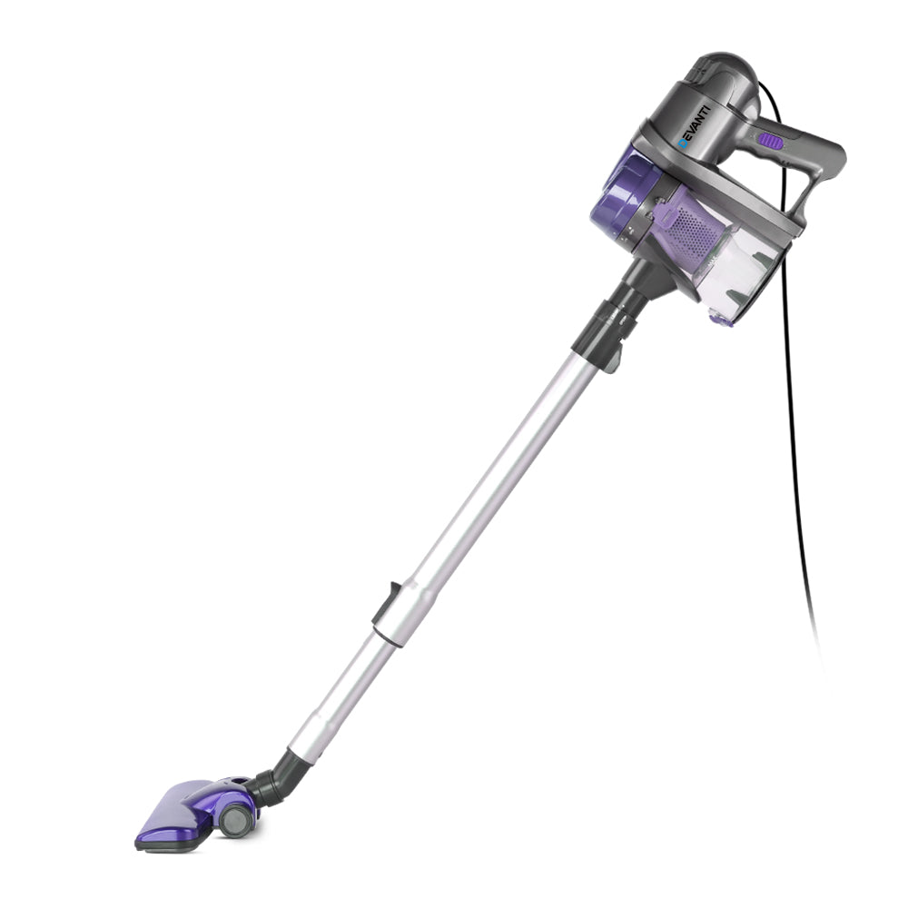 Devanti Stick Vacuum Cleaner Handheld Corded 450W Purple