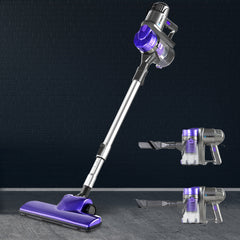 Devanti Stick Vacuum Cleaner Handheld Corded 450W Purple