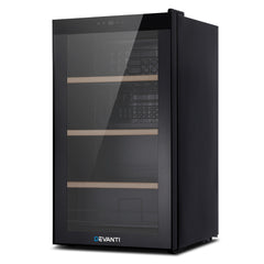 Devanti Wine Fridge Cooler 34 Bottles