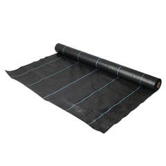 Instahut 1.83x50m Weed Mat Woven Fabric Weed Mat Control Matting Garden Plant