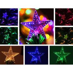 Jingle Jollys 1.2m Christmas Tree Optic Fibre LED Xmas tree Multi Colour