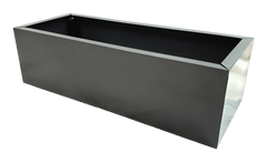 Grey Metal Planter Small