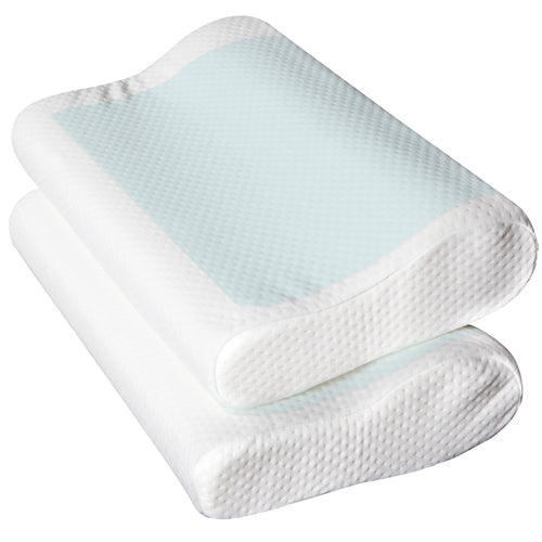 Giselle Bedding Contour Pillow Cool Gel Twin Pack