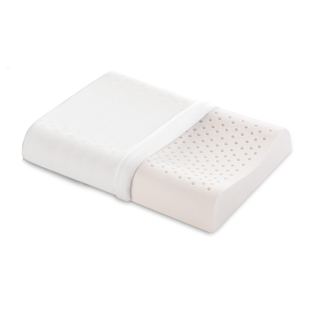 Giselle Bedding Natural Latex Pillow 2-Zone Twin Pack