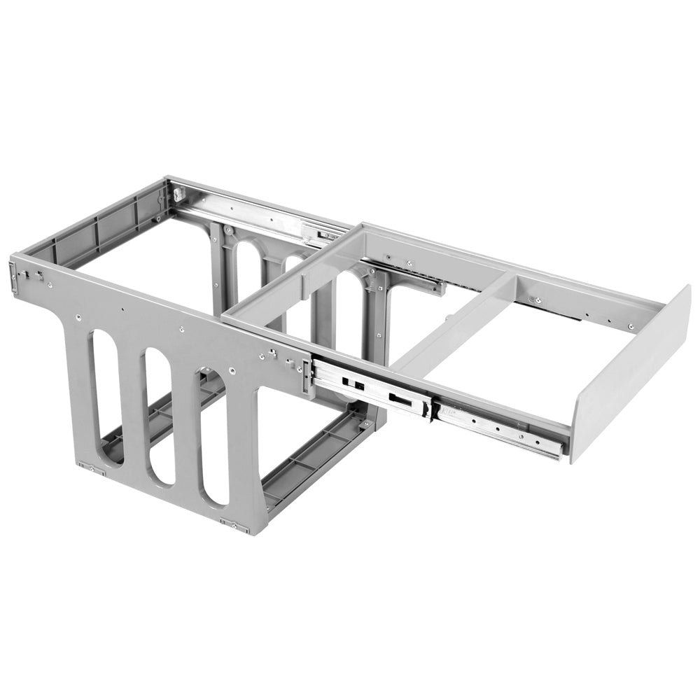 Cefito Pull Out Bin Kitchen Double Basket 2X15L Grey