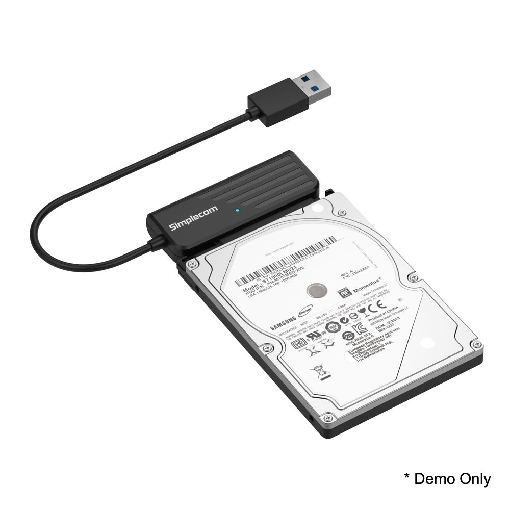 Simplecom SA205 Compact USB 3.0 to SATA Adapter Cable Converter for 2.5